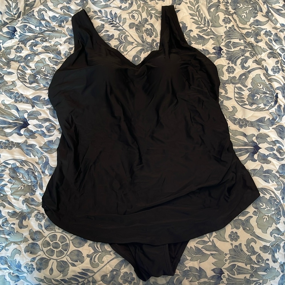 Swimsuits for All Sarong Front One Piece 22